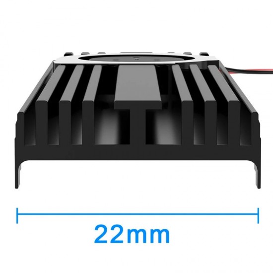 Dissipatore di calore attivo con ventolina integrata per dischi SSD NVME M2 2280