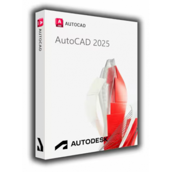 Autodesk AutoCAD 2025 licenza x 1 PC validità 3 Anni