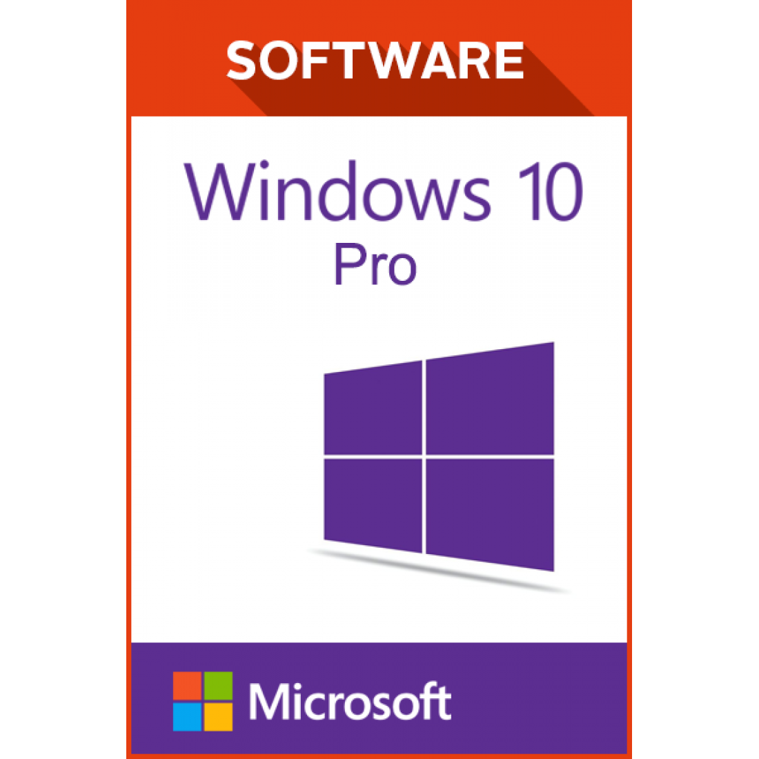 Microsoft Windows 10 Professional 32/64 bit operating system - MW10PRO